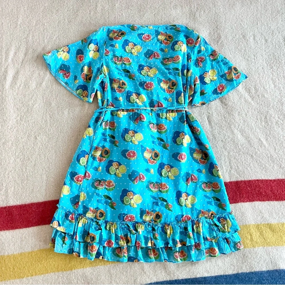 Rachel Antonoff citrus print wrap dress - Picture 10 of 11
